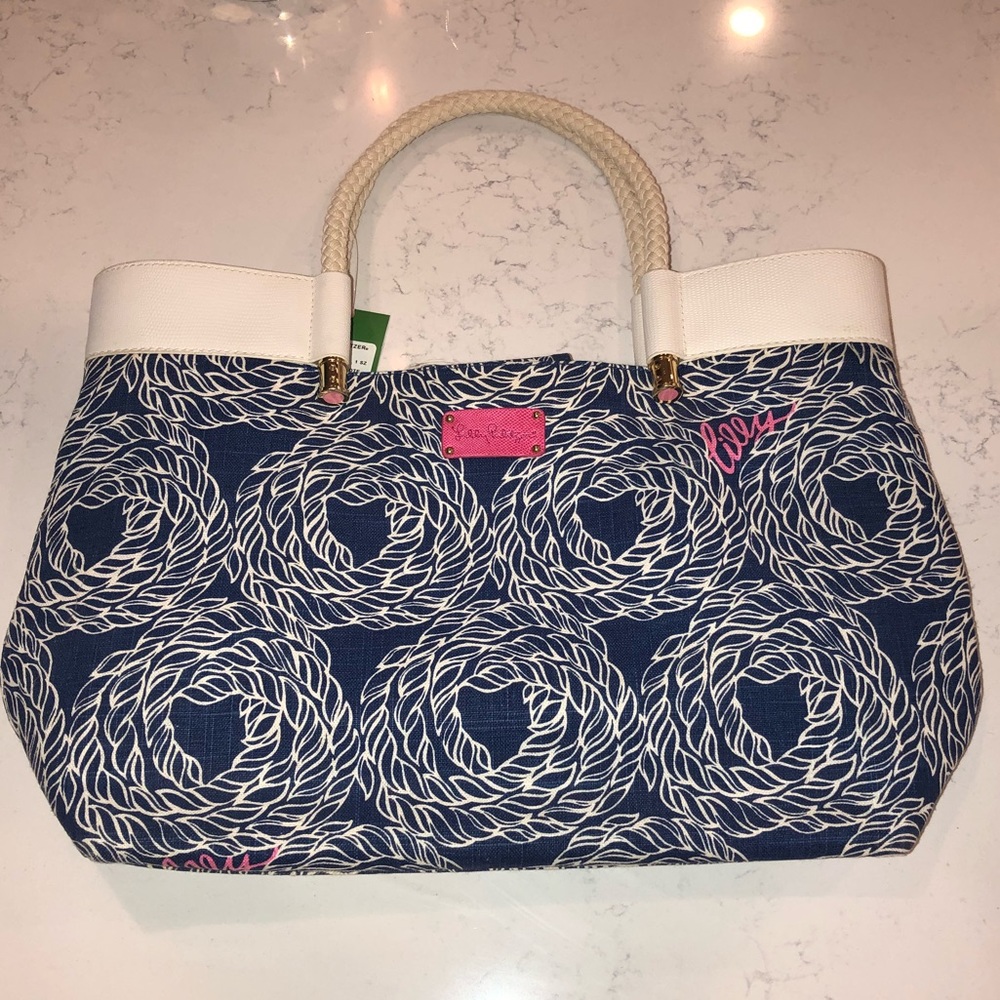 Lilly Pulitzer beach bag